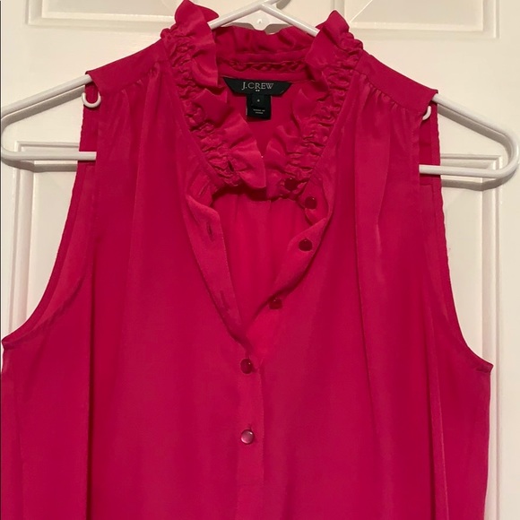 J.Crew Pink Silk Tank - Picture 3 of 5